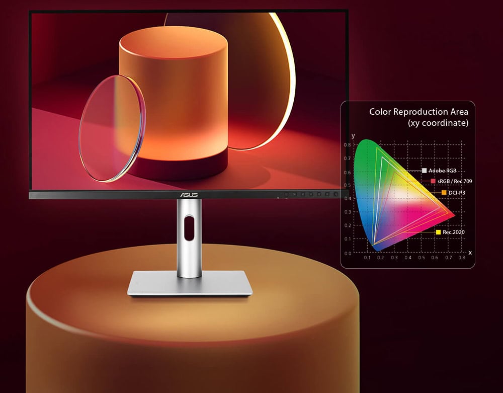 ProArt Display PA278CFRV ASUS ProArt PA278CFRV 27 inç 100Hz 5ms 2K QHD Adaptive Sync IPS Pivot Monitör h9