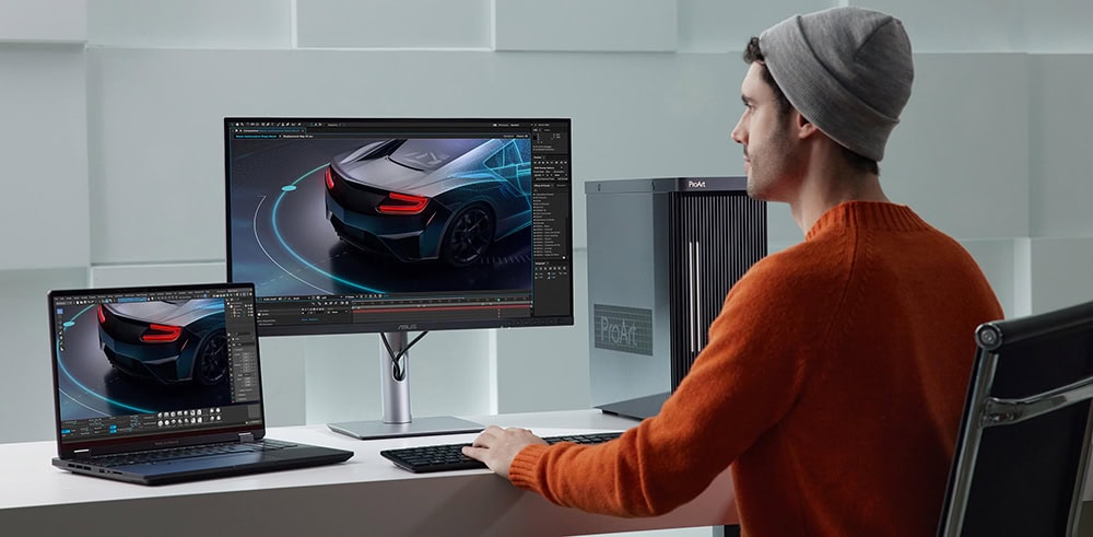 ProArt Display PA278CFRV ASUS ProArt PA278CFRV 27 inç 100Hz 5ms 2K QHD Adaptive Sync IPS Pivot Monitör h10