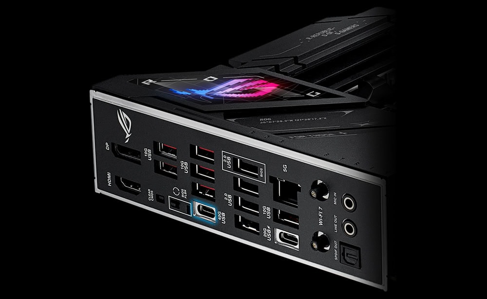 ASUS ROG Strix B850-E Gaming WiFi 8000MHz (OC) DDR5 Soket AM5 M.2 HDMI DP ATX Anakart h20