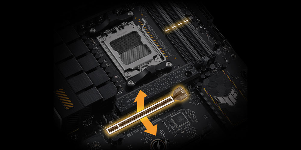 TUF GAMING A620-PRO WIFI ASUS Tuf Gaming A620-PRO WiFi 6400MHz (OC) DDR5 Soket AM5 M.2 HDMI DP ATX Anakart h15