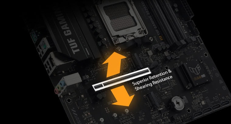 TUF GAMING A620AM-PLUS ASUS TUF GAMING A620AM-PLUS 7600MHz (OC) DDR5 Soket AM5 M.2 HDMI DP mATX Anakart h18