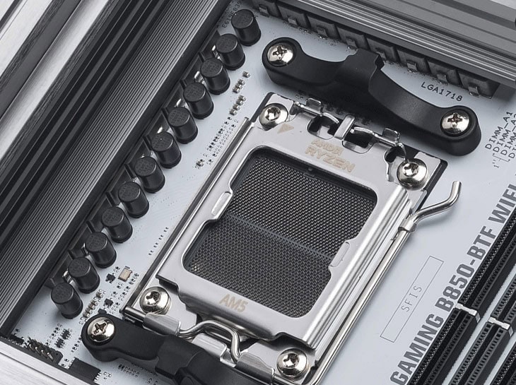 TUF-GAMING-B850-BTF-WIFI-W ASUS TUF GAMING B850-BTF WIFI W 8000MHz (OC) DDR5 Soket AM5 M.2 HDMI DP ATX Anakart h10