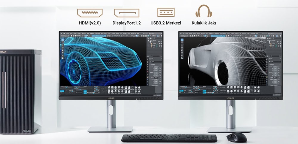 ProArt Display PA248QV Gen2 (PA248QFV) ASUS ProArt PA248QFV 24.1 inç 100Hz 5ms WUXGA Adaptive Sync IPS Pivot Monitör h20