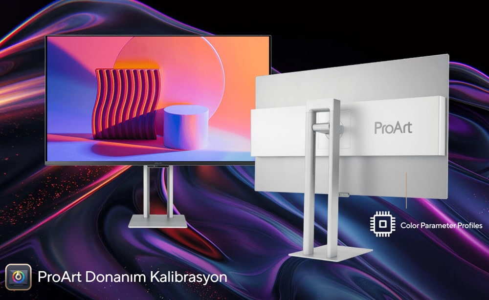 ProArt Display OLED PA32UCDMR-K ASUS ProArt PA32UCDMR-K 31.5 inç 240Hz 0.1ms 4K UHD Adaptive Sync QD-OLED Pivot Monitör h14