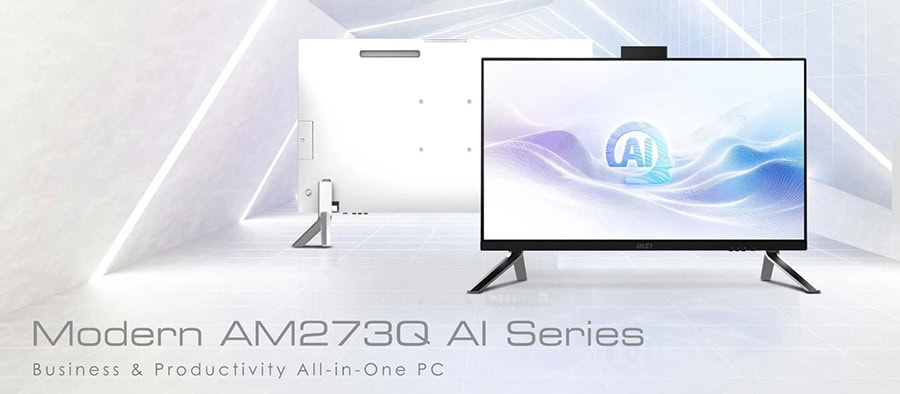 MSI MODERN AM273Q AI 1UM-421EU Intel Core Ultra 5-125H 16GB DDR5 512GB SSD 27 inç WQHD FreeDos All In One Bilgisayar h2