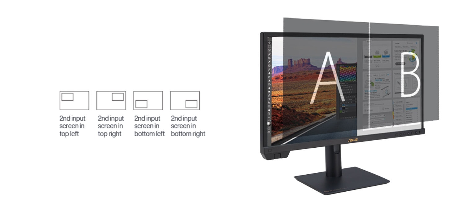 ProArt Display PA24US ASUS ProArt PA24US 23.6 inç 60Hz 5ms 4K UHD Adaptive Sync IPS Pivot Monitör h22