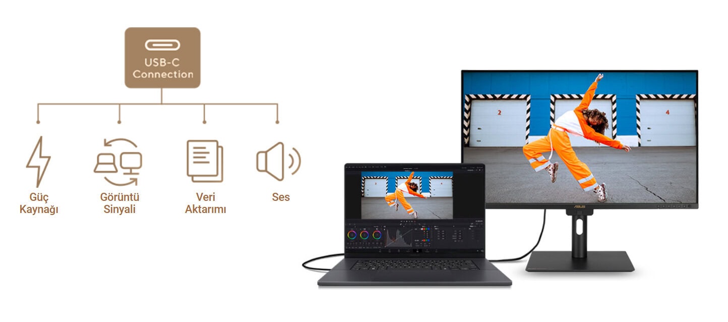 ProArt Display PA27UCGE ASUS ProArt PA27UCGE 27 inç 160Hz 1ms 4K UHD Adaptive Sync IPS Pivot Monitör h22