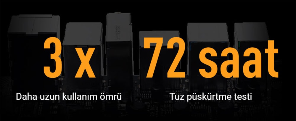 ASUS TUF GAMING B650E-E WIFI 8000MHz (OC) DDR5 Soket AM5 M.2 HDMI DP ATX Anakart h19