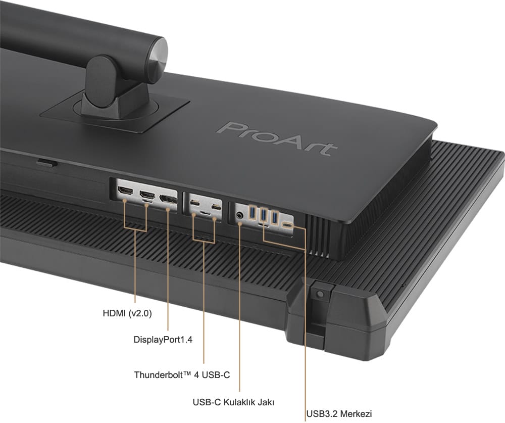 ProArt Display PA32UCXR ASUS ProArt PA32UCXR 32 inç 60Hz 5ms 4K UHD Adaptive Sync IPS Pivot Monitör h18