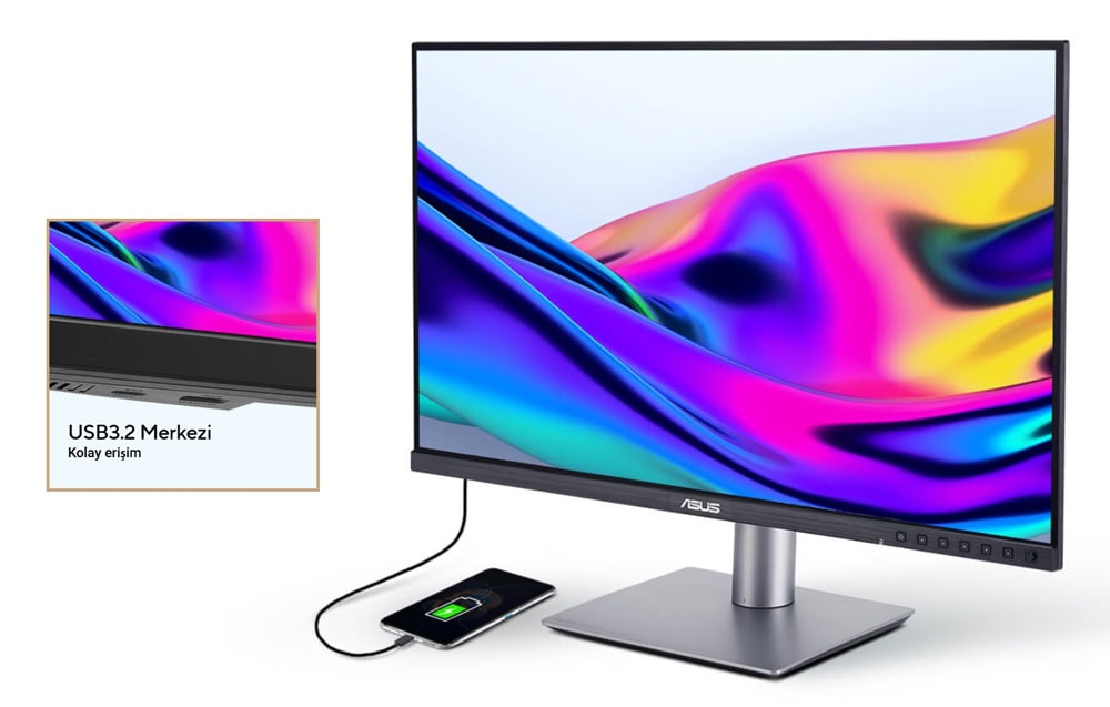 PA278CGRV ASUS ProArt Display PA278CGRV 27 inç 144Hz 5ms 2K QHD Adaptive Sync IPS Pivot Monitör h24