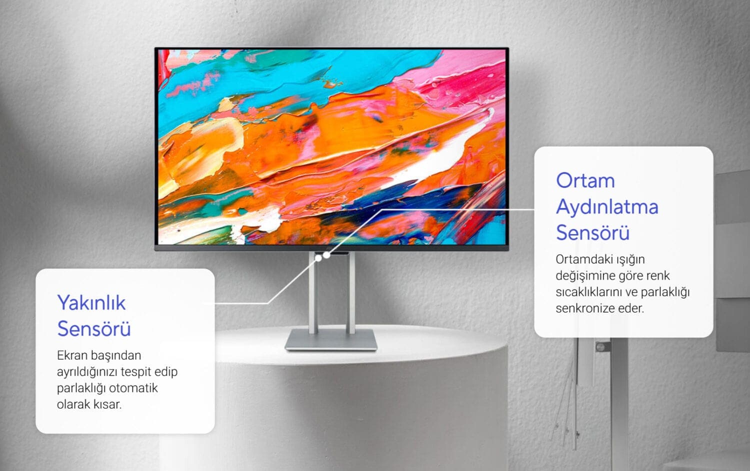 ProArt Display OLED PA32UCDM ASUS ProArt PA32UCDM 31.5 inç 240Hz 0.1ms 4K UHD Adaptive Sync QD-OLED Pivot Monitör h22