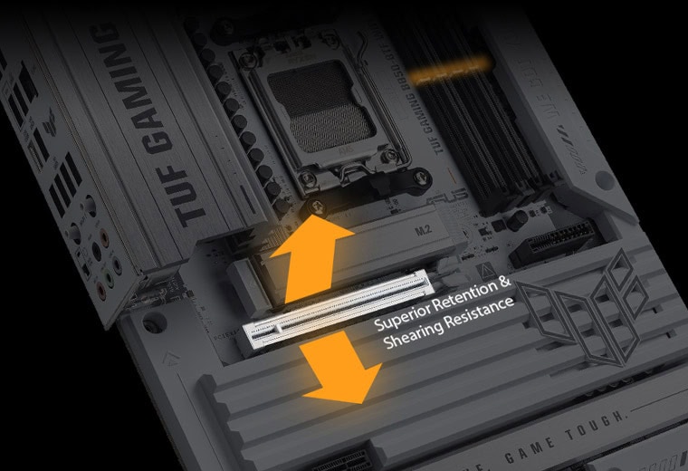 TUF-GAMING-B850-BTF-WIFI-W ASUS TUF GAMING B850-BTF WIFI W 8000MHz (OC) DDR5 Soket AM5 M.2 HDMI DP ATX Anakart h24