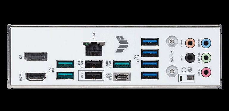 TUF-GAMING-B850-BTF-WIFI-W ASUS TUF GAMING B850-BTF WIFI W 8000MHz (OC) DDR5 Soket AM5 M.2 HDMI DP ATX Anakart h25