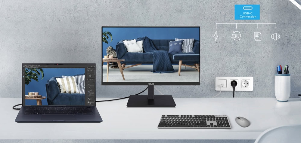 ASUS VA24ECPSN Monitör h6