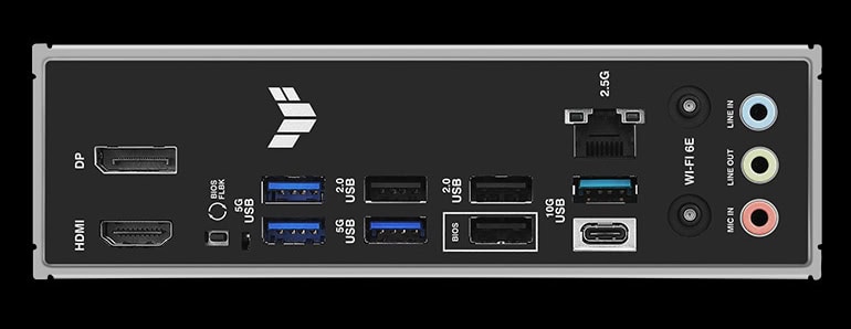 TUF GAMING B850-E WIFI ASUS TUF GAMING B850-E WIFI 8000MHz (OC) DDR5 Soket AM5 M.2 HDMI DP ATX Anakart h25