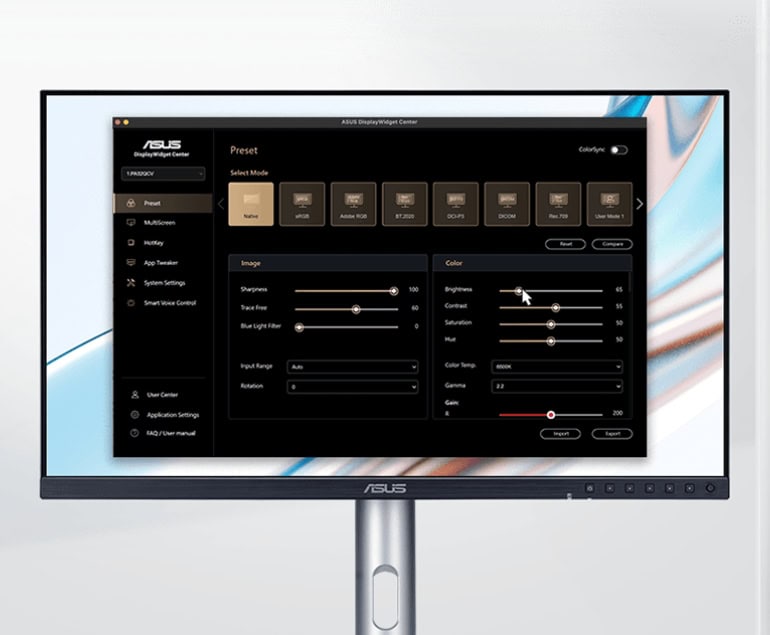 ASUS ProArt Display OLED PA27USD 26.5 inç 240Hz 0.1ms 4k UHD Adaptive Sync QD-OLED Pivot Monitör h38