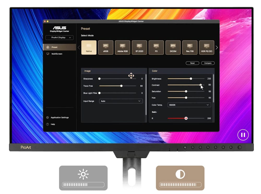 ASUS ProArt Display OLED PA27USD 26.5 inç 240Hz 0.1ms 4k UHD Adaptive Sync QD-OLED Pivot Monitör h44