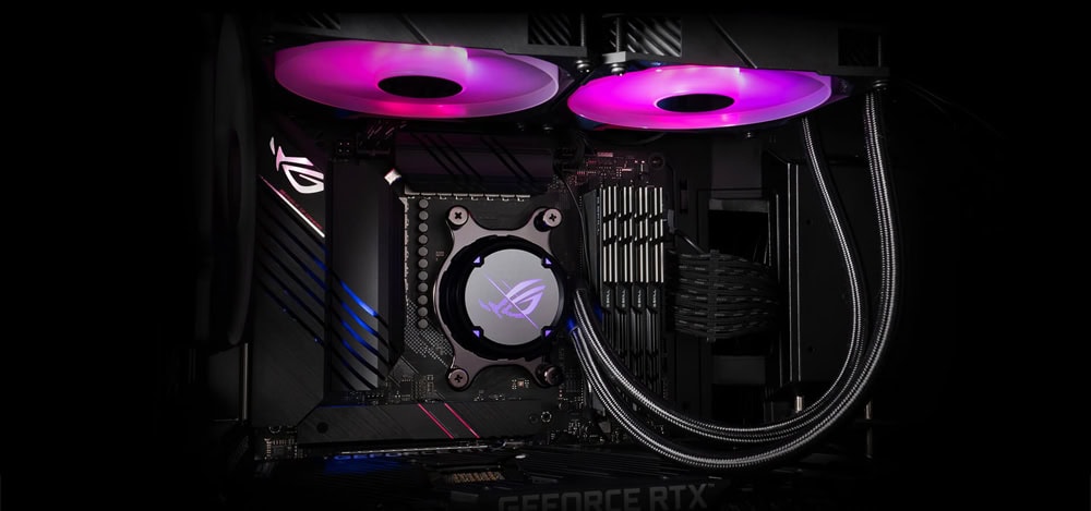 ROG STRIX LC II 240 ARGB ASUS ROG STRIX LC II 240 V2 ARGB Sıvı Soğutucu yh7