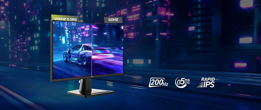 MSI MAG 256F E20 24.5 inç 200Hz 0.5ms Full HD FreeSync Premium Rapid IPS Gaming Monitör h6