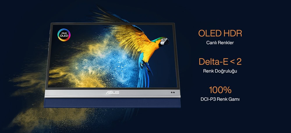 ASUS ZenScreen OLED MQ13AH ASUS ZenScreen OLED MQ13AH Taşınabilir Monitör H7