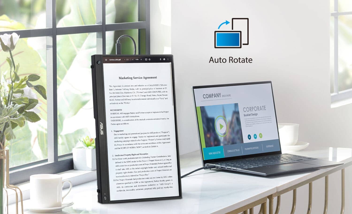 ASUS ZenScreen Touch MB16AMTR ASUS ZenScreen Touch MB16AMTR Taşınabilir Monitör H9
