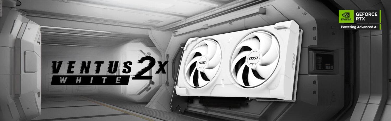 MSI GeForce RTX 5060 Ti 8G VENTUS 2X OC WHITE PLUS 8GB GDDR7 128 Bit DLSS 4 Ekran Kartı h1