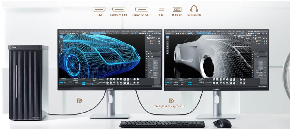 ProArt Display PA329CRV ASUS ProArt PA329CRV 31.5 inç 60Hz 5ms UHD Adaptive Sync IPS Pivot Monitör h17