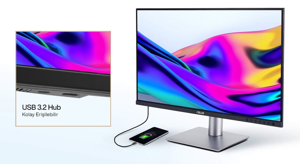 ProArt Display PA329CRV ASUS ProArt PA329CRV 31.5 inç 60Hz 5ms UHD Adaptive Sync IPS Pivot Monitör h18