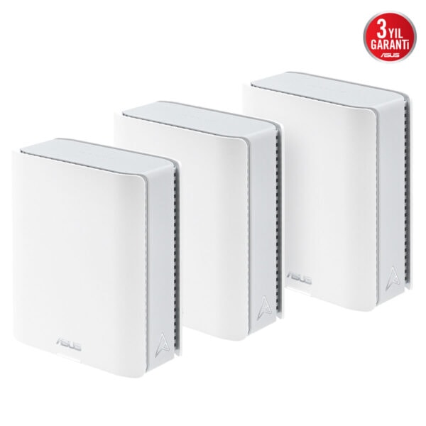 Asus Zenwifi Bt8 Be14000 Tri Band Wifi 7 Aimesh Kablosuz Mesh Sistemi Beyaz Uclu Paket 2