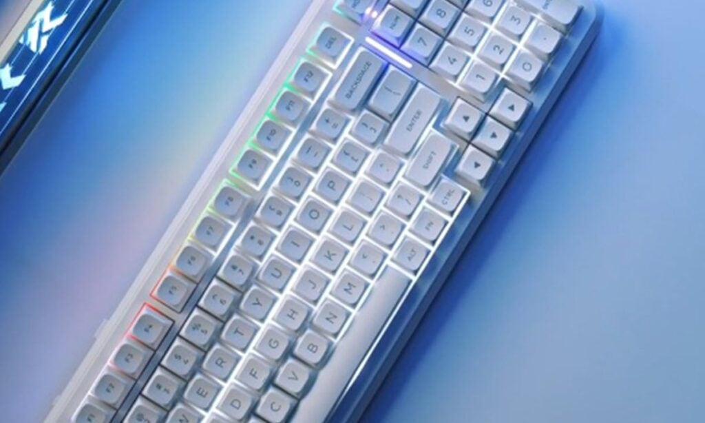 Mchose K99 V3 Sky Blue Icy Creamsicle Switch 8k Hz Hotswap Rgb Kablosuz Ingilizce Mekanik Gaming Klavye Hw K99v3 2 H11