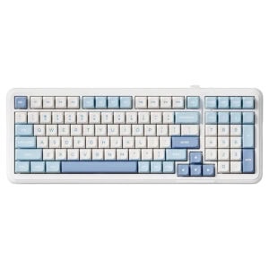 Mchose K99 V3 Sky Blue Icy Creamsicle Switch Hotswap Rgb Kablosuz Ingilizce Mekanik Gaming Klavye Hw K99v3 2 Fc1