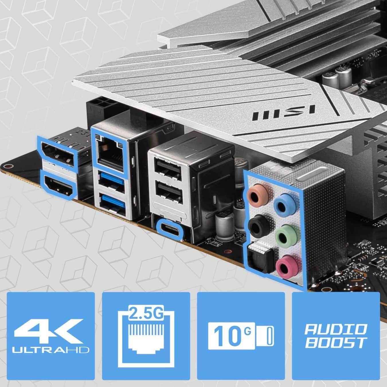 MSI PRO B760-P II 7000MHz (OC) DDR5 Soket LGA1700 M.2 HDMI DP ATX Anakart h2