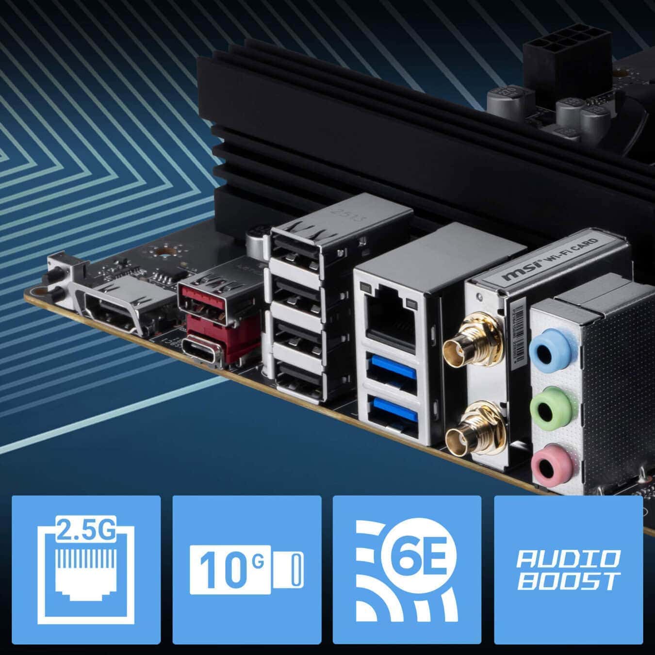 MSI PRO B840-S EVO WIFI6E 8000MHz (OC) DDR5 Soket AM5 M.2 HDMI ATX Anakart h2