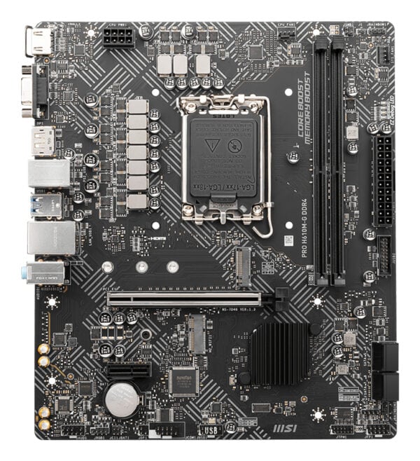 Msi Pro H610m G Ddr4 Anakart Intel H610 Lga 1700 Micro Atx Anakartlar 2