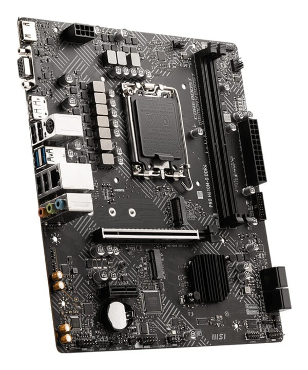 Msi Pro H610m G Ddr4 Anakart Intel H610 Lga 1700 Micro Atx Anakartlar 4