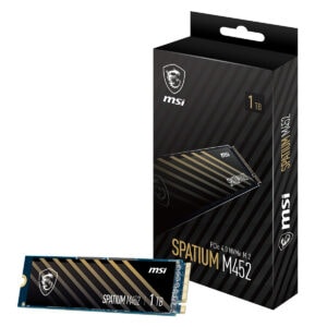 Msi Spatium M452 1tb Nvme Pcie Gen4 X4 Okuma 3600mb Yazma 3100mb M 2 Ssd Fc1