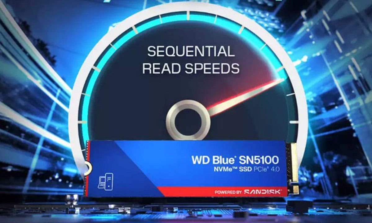 WD Blue SN5100 NVMe Katı Hal Diski ile yapay zekanın gücünden faydalanın.