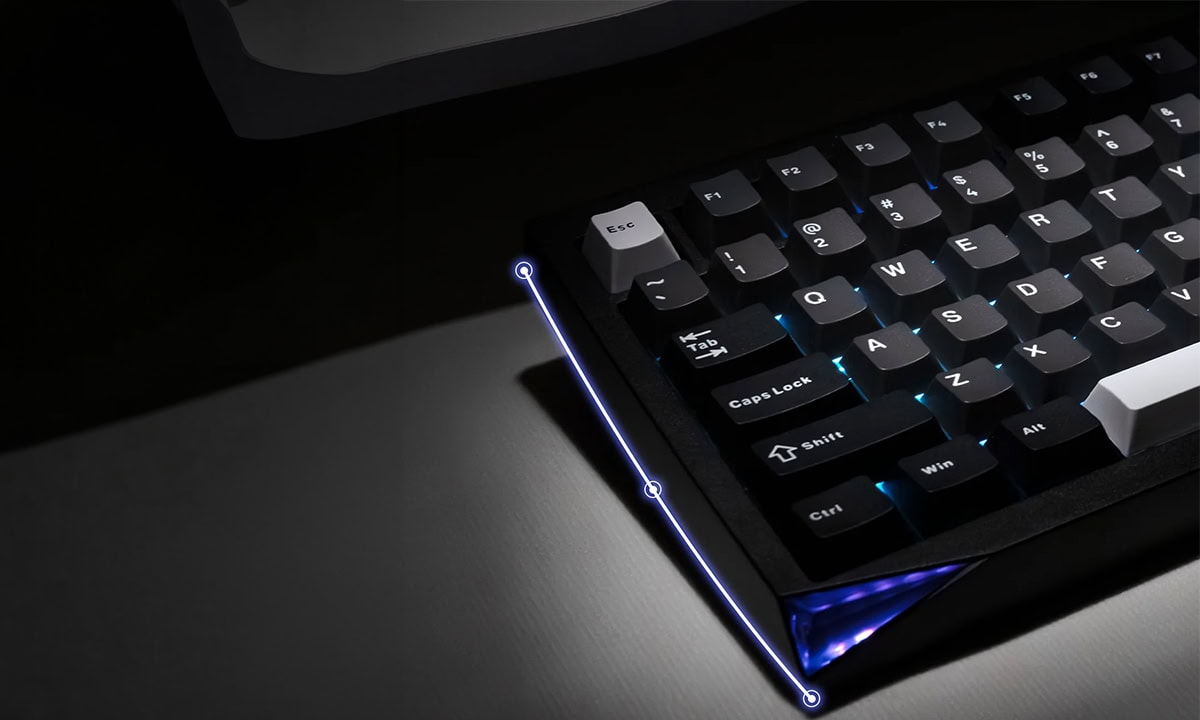 Kavisli tasarıma sahip CNC ile işlenmiş alüminyum gövde