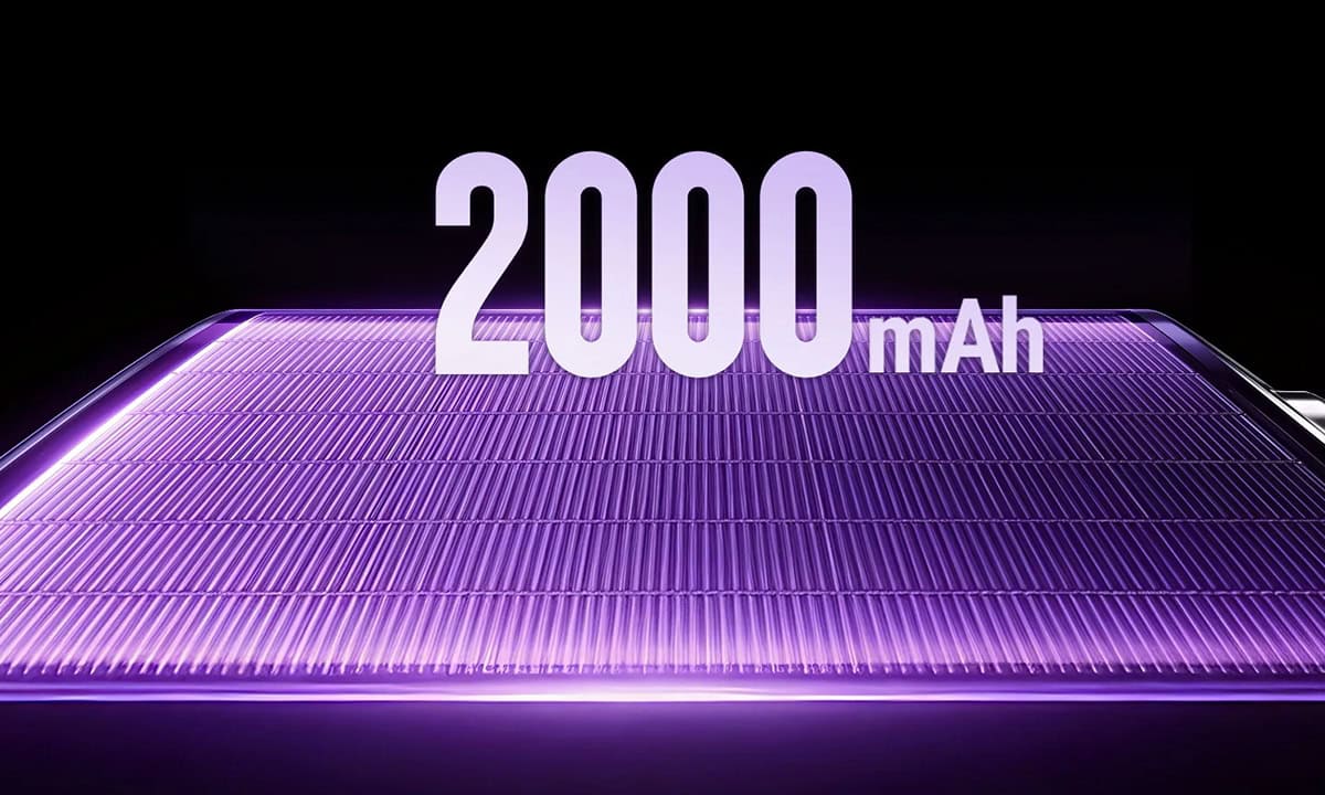 2000 mAh pil