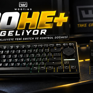 Wooting 80he+ Geliyor Hall Effect Klavyeye Yeni Switch Ve Kontrol Düğmesi 1