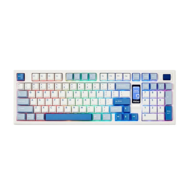 AKKO 5098B Plus Glacier V3 Piano Pro Switch Hotswap RGB Kablosuz İngilizce Mekanik Gaming Klavye - Görsel 2