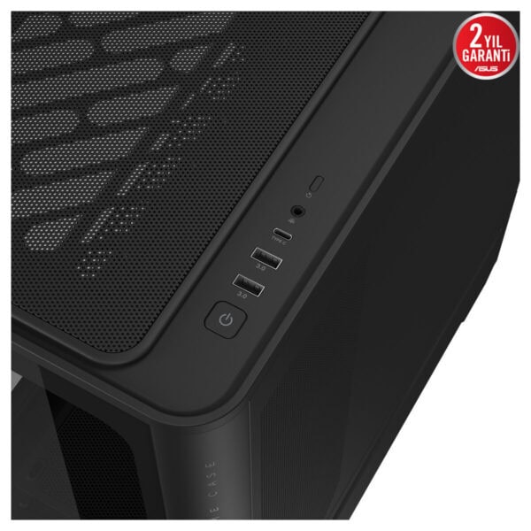 ASUS PRIME AP304 TG ARGB Kavisli Temperli Cam USB 3.2 Mid Tower ATX Gaming Kasa - Görsel 18