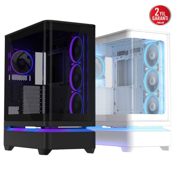 ASUS PRIME AP304 TG ARGB Kavisli Temperli Cam USB 3.2 Mid Tower ATX Gaming Kasa - Görsel 23