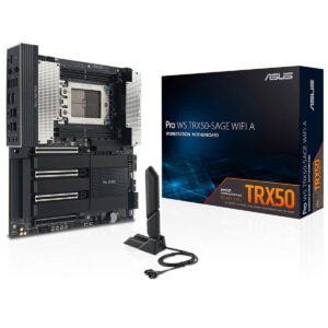 Asus Pro Ws Trx50 Sage Wifi A Amd Trx50 Ddr5 Str5 Wi Fi 7 10gb Ethernet M.2 Usb4 Ceb Workstation Anakart 1