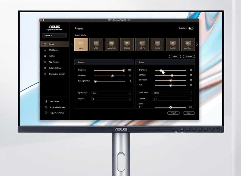 PA32USD asus-proart-display-oled-pa32usd-31-5-inc-240hz-0-1ms-4k-uhd-adaptive-sync-qd-oled-pivot-monitor