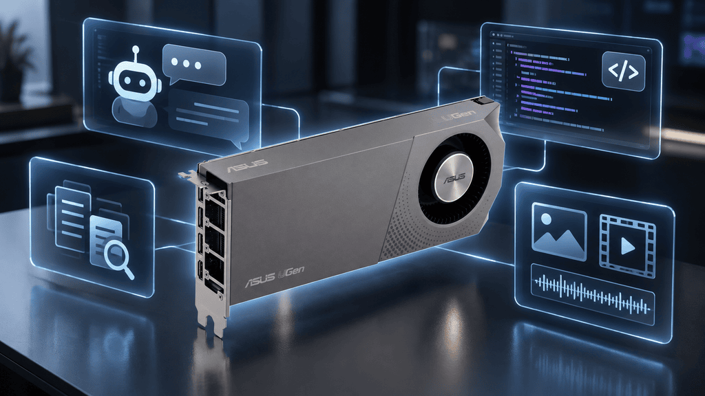 Asus Ugen Intel Arc Pro B70 32gb Profesyonel Yapay Zekâ İçin Güçlü Gpu Çözümü H3