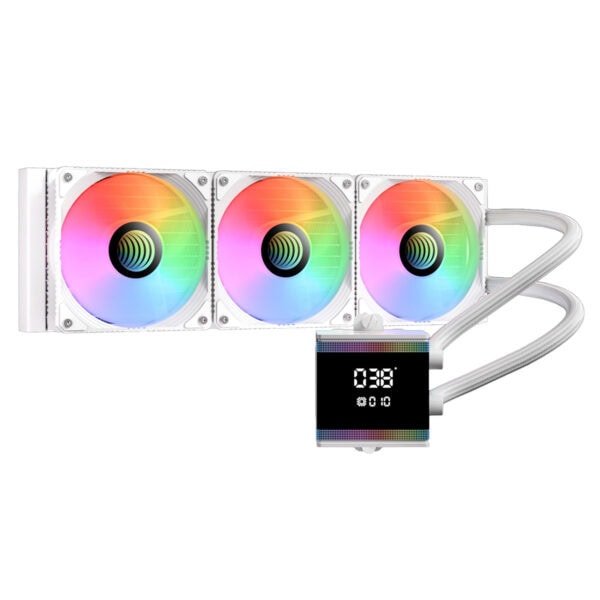Bitfenix S7 Digital Water Cooler Beyaz Argb 360mm Intel Amd Uyumlu İşlemci Sıvı Soğutucu (bfw S7 360 Kk27a Rp) 4