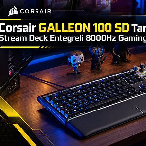 Corsair Galleon 100 Sd Tanıtıldı Stream Deck Entegreli 8000hz Gaming Klavye 1