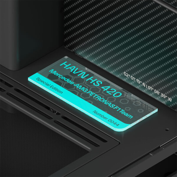 Havn Hs 420 Mercedes Amg Petronas F1 Team Edition 420mm Radyatör Destekli Temperli Cam Usb 3.2 Mid Tower E Atx Gaming Kasa 8