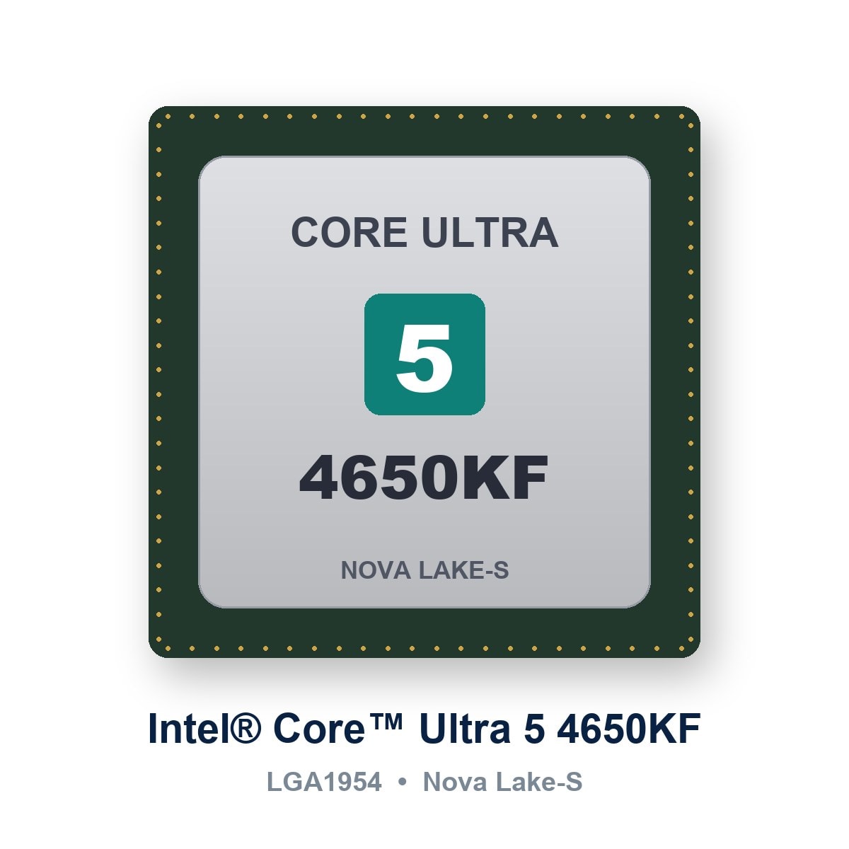 Intel Core Ultra 5 4650KF Nova Lake-S LGA1954 işlemci (temsili görsel)